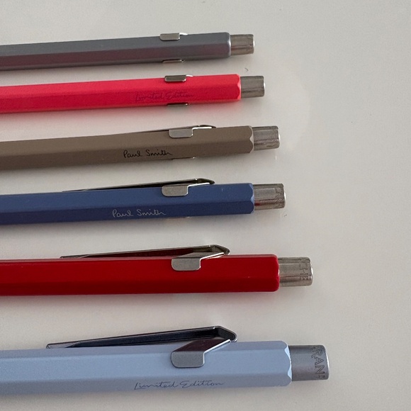 6 X CARAN d'ACHE 849 Ballpoint Pens - Picture 8 of 9